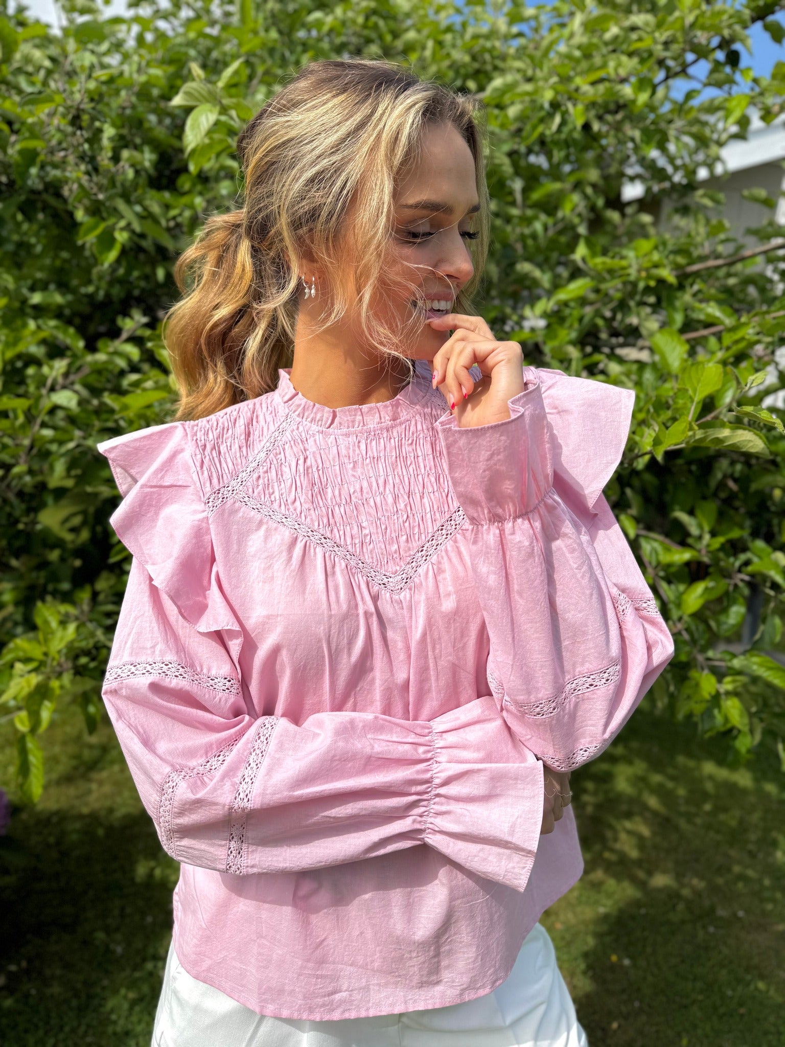 VMADINA Top - Bleached Mauve